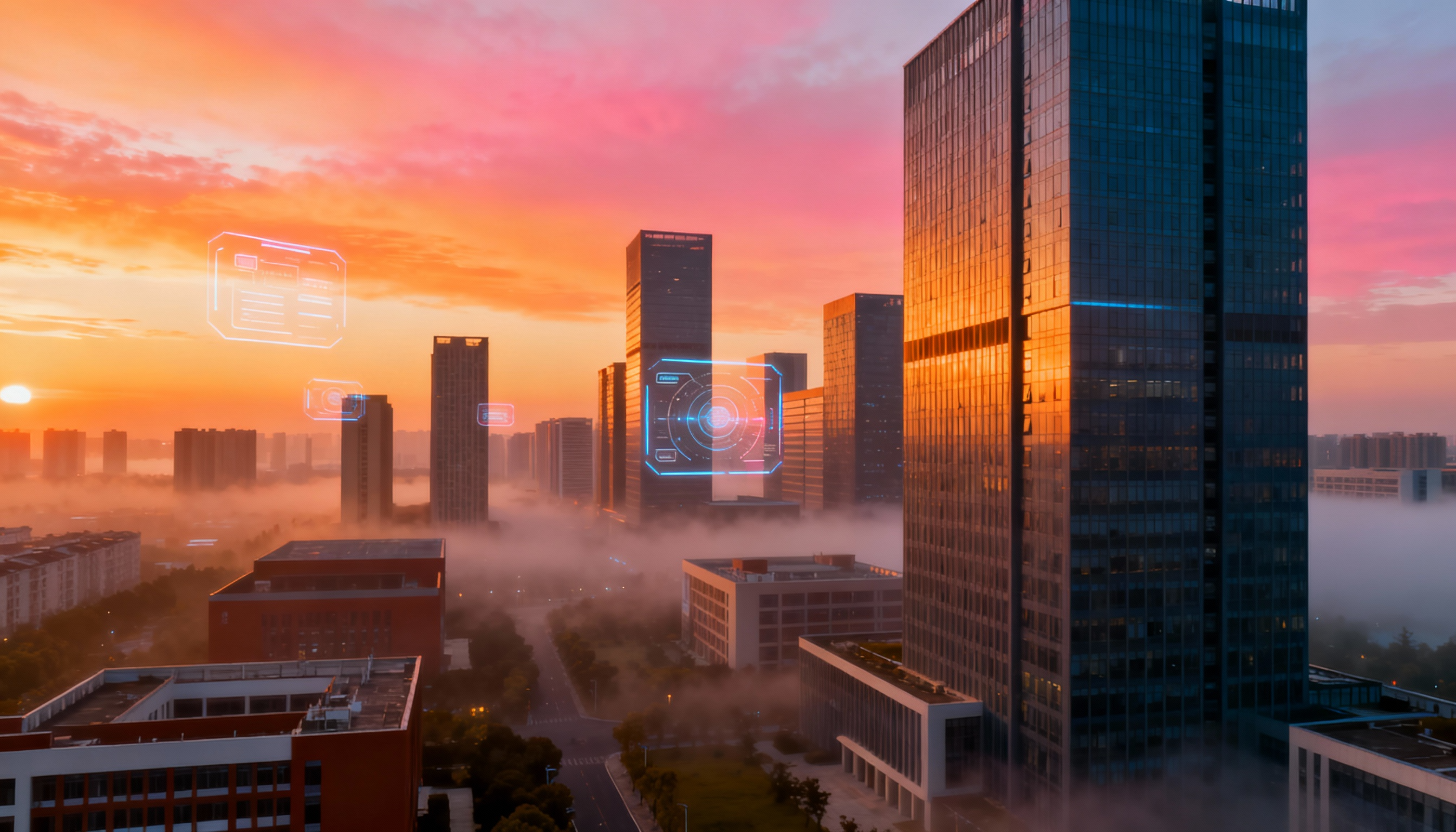 Students presenting during an industry pitch night